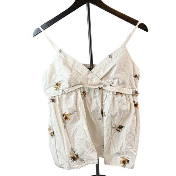 Victoria Beckham for Target Ivory Tank Top With Bee Print - Picture 3 of 15